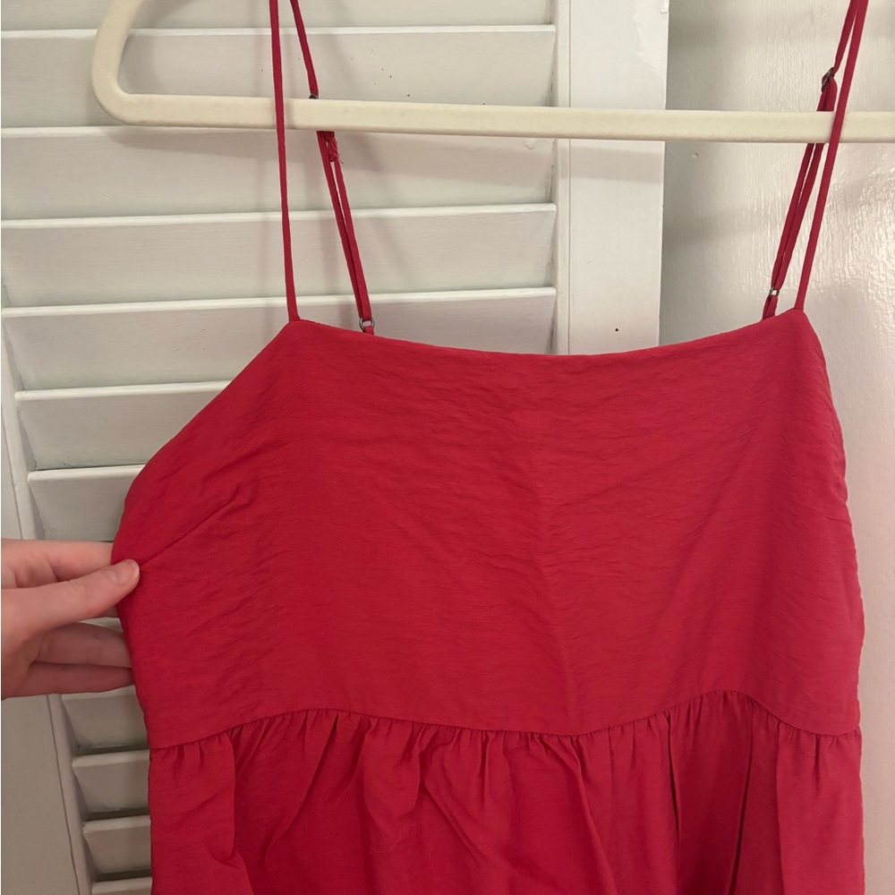Abercrombie tiered midi dress - Picture 2 of 5